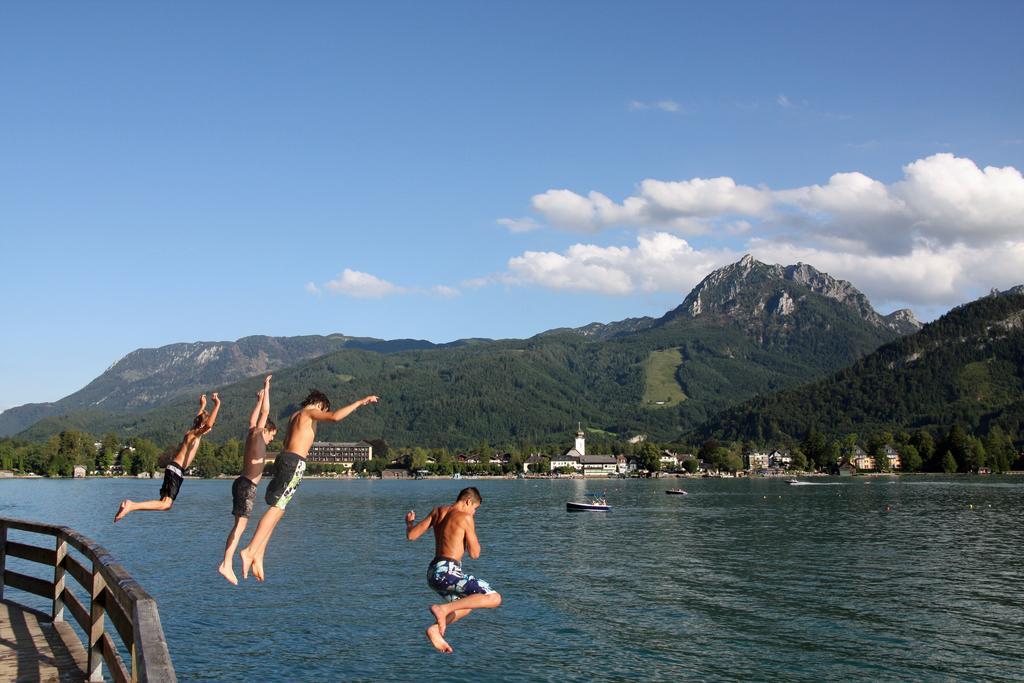 Seethurn Hotel Strobl Bagian luar foto